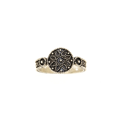 Sardinian silver ring