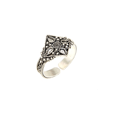 Sardinian silver ring