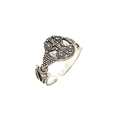 Sardinian silver ring